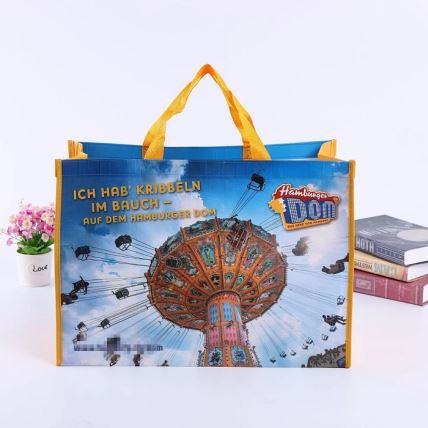 Borsa promozionale RPET laminata opaca