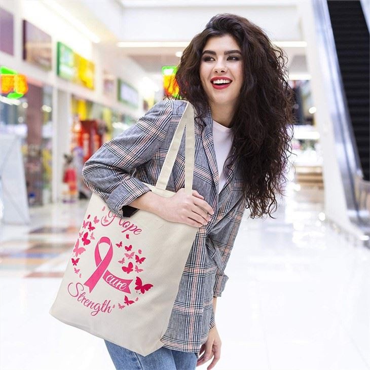 Foldable Organic Cotton Shopping Bag