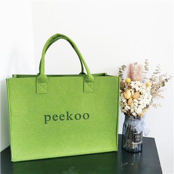 Borsa tote riutilizzabile in feltro