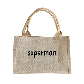 Classica borsa shopper in iuta