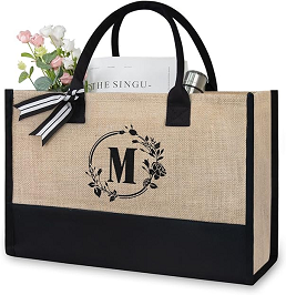 Borsa In Juta Con Logo
